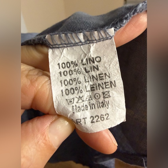 Abstract Pattern Linen Sleeveless Dress - Picture 5 of 8